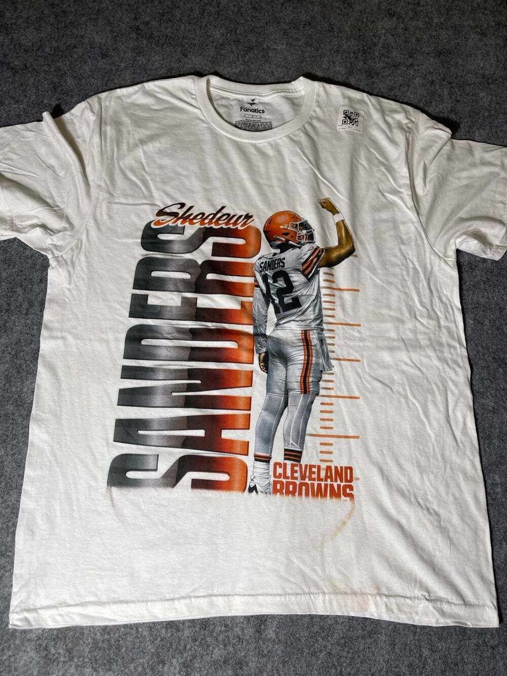 Men's Cleveland Browns Shedeur Sanders Black Believe T-Shirt